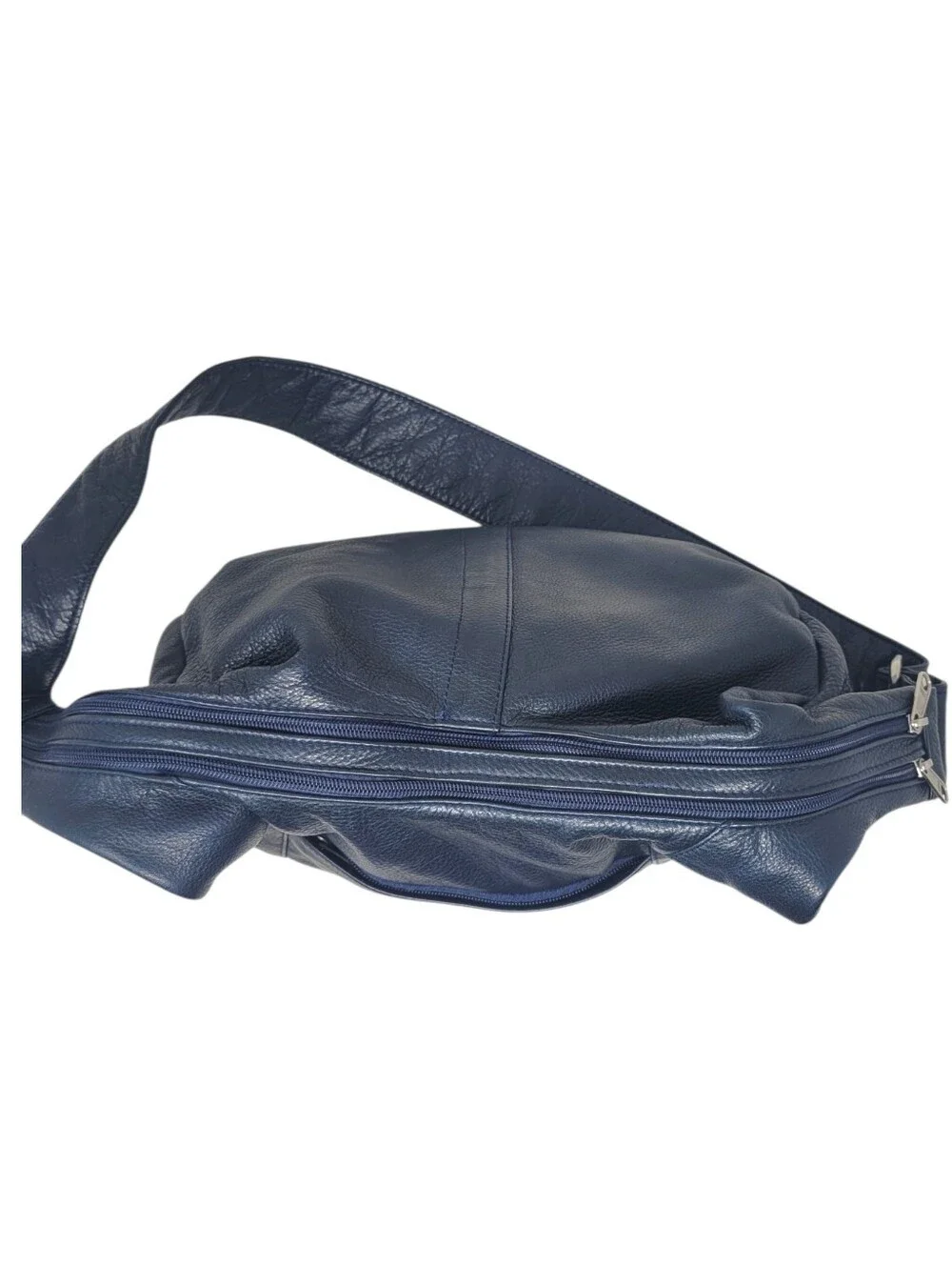 Coronada Blue Leather Hobo Concealed Carry